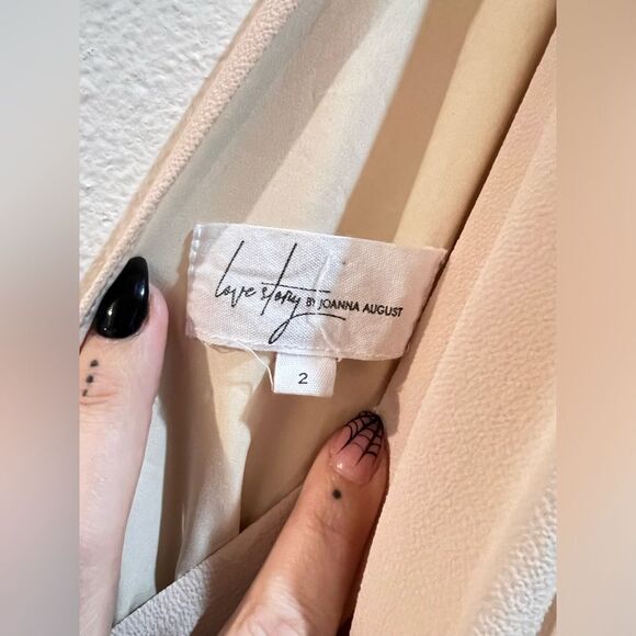 Love story nude wrap maxi dress - Picture 3 of 5